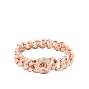 Marc by Marc Jacob’s Small Katie Turn-Lock Bracelet In Rose Gold